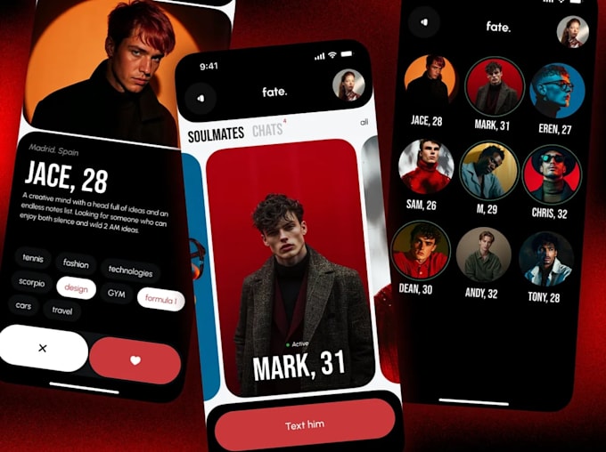 develop a social media app, dating app, social chat app