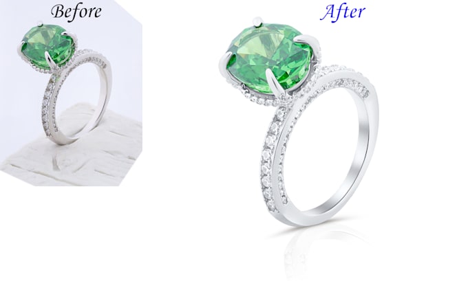 do high end jewelry image editing and retouching perfectly