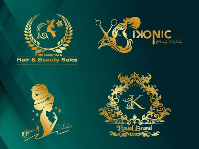 do beautiful and professional nails salon logo design