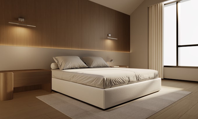 design ultra realistic 3d visualization for interior design real estate airbnb