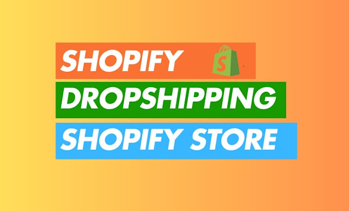 create a branded shopify website or dropshipping store