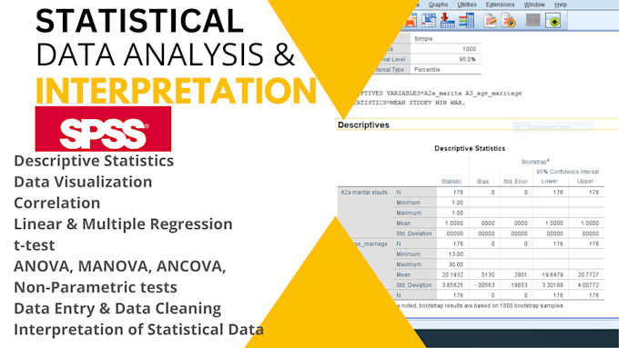 do statistical analysis using spss