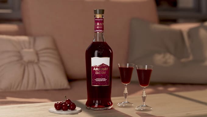create stunning 3d beverage animation and product video