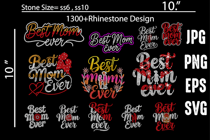 do rhinestone design for you 1 hours