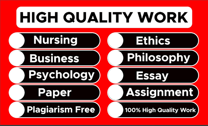 write philosophy, business , nursing, psychology , ethics