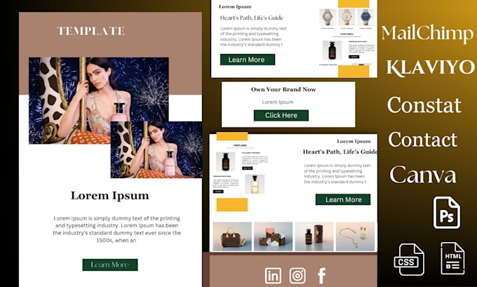 design stunning editable constant contact email templates