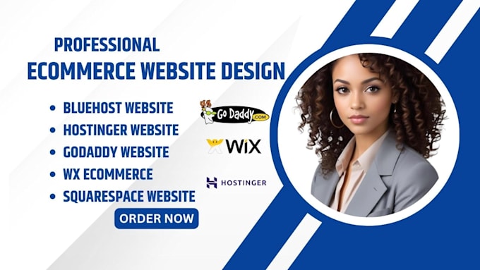 do bluehost hostinger godaddy website design wix squarespace ecommerce website