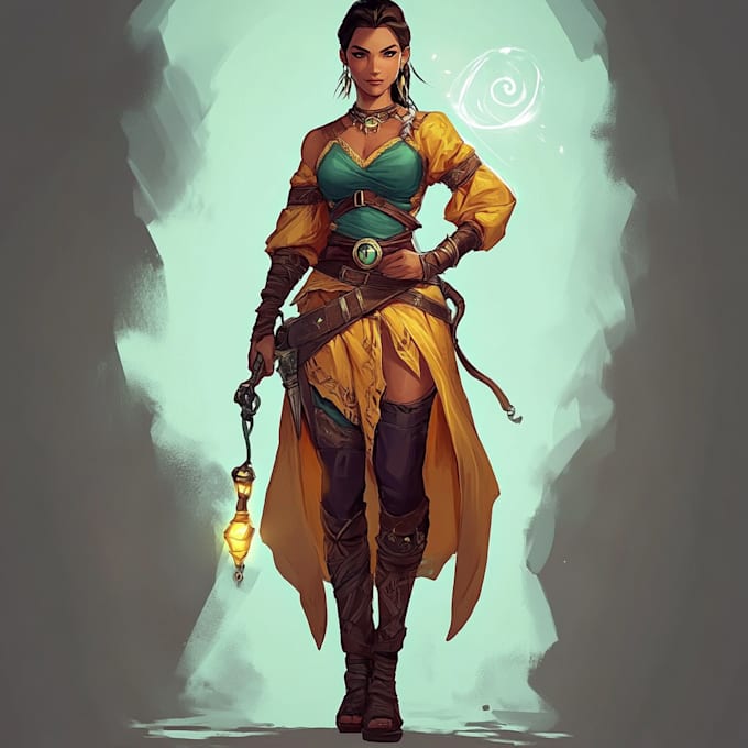 Dnd Characters Doing Math Do a dnd character art and dnd character art by Zenabouia | Fiverr