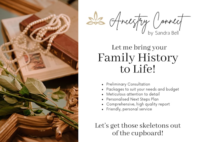 bring your ancestors to life with detailed family history research