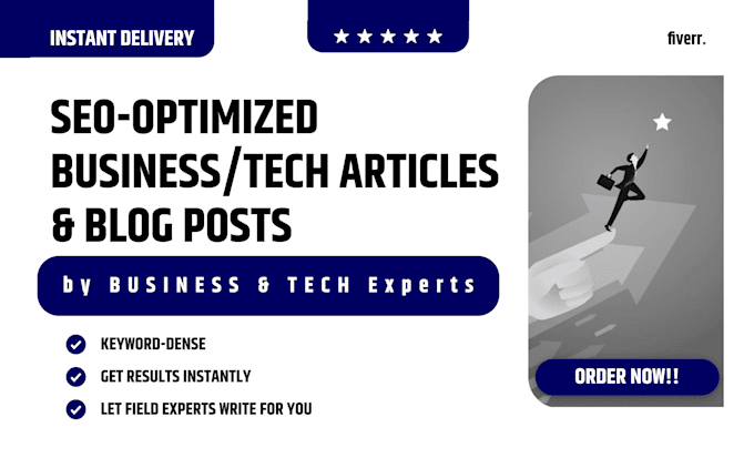 write professional content in tech, finance and business