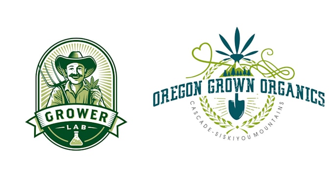 do custom mascot cannabis weed logo design