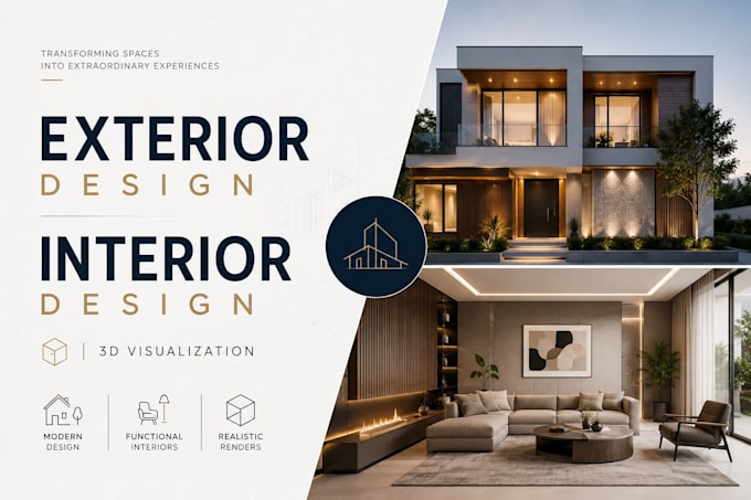 design professional exterior and interior spaces