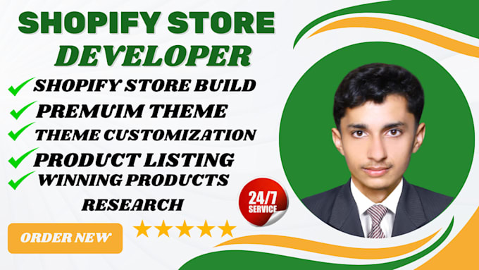 be a shopify store developer and theme customization