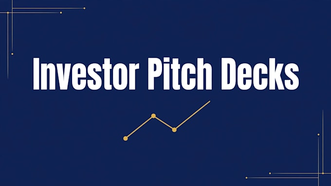 design an investor ready pitch deck presentation