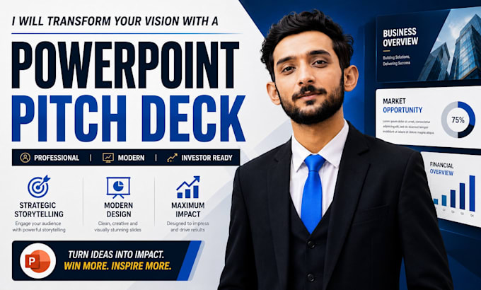 transform your vision with a custom powerpoint pitch deck