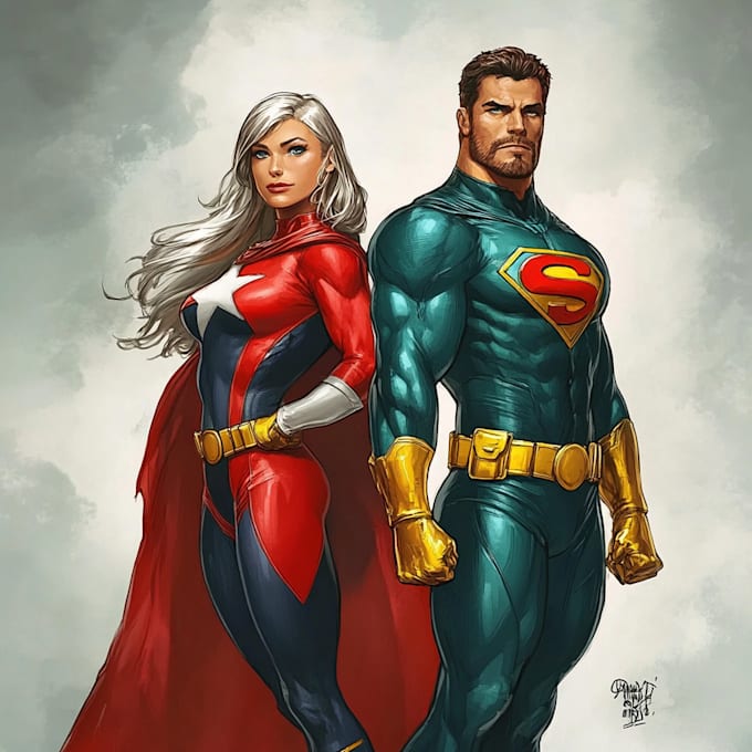 make super hero character design