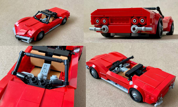 design custom lego technic models, functional mechanics, lego build instructions