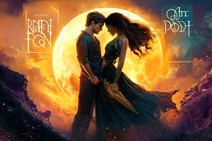 design fantasy, romance and sci fi book covers