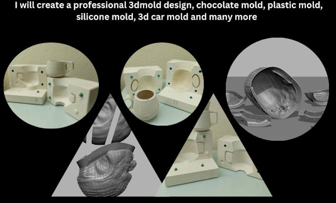 3d mold compression mold design for 3d printing injection mold chocolate mold