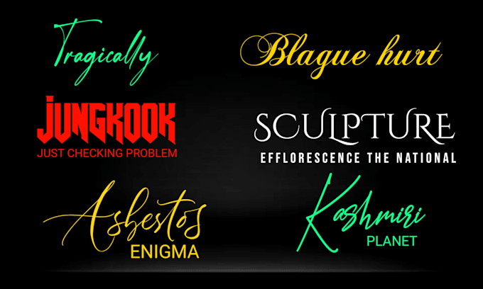 create modern hand lettering and typography for you