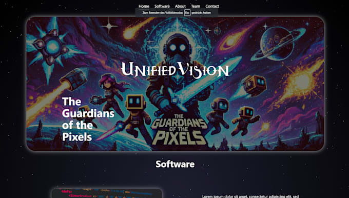 Create a webside design perfect for your project using html, css and ...