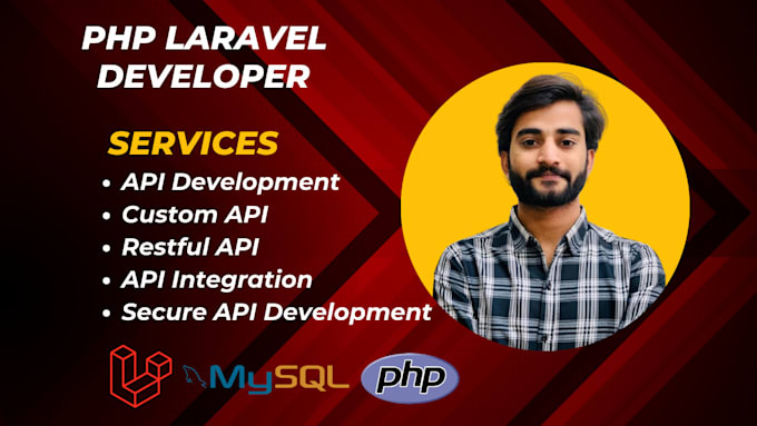 develop secure laravel apis, custom restful API development, and API integration