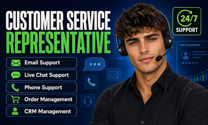 provide customer service, chat, email and call support