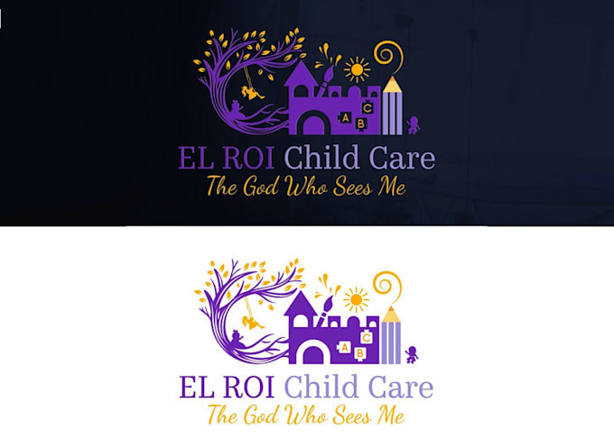 design childcare and daycare services logo