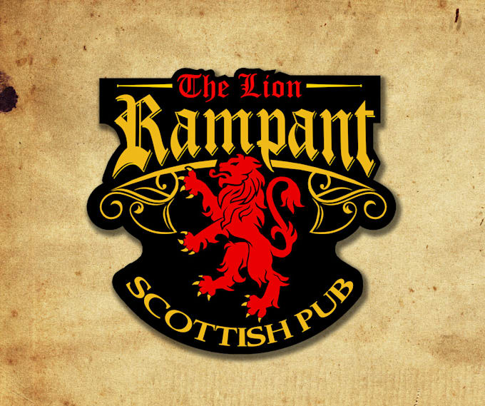 create awesome new scottish pub logo design