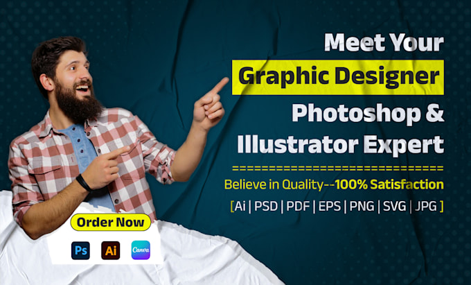 design amazing creative logo for facebook page, branding, social media design