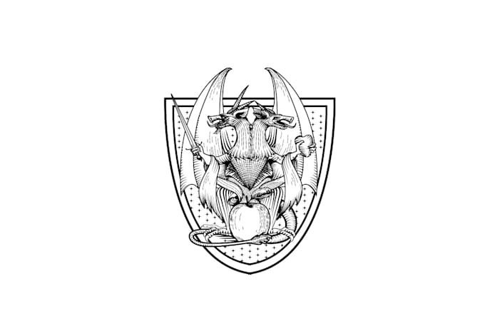 design high quality heraldic crest logo