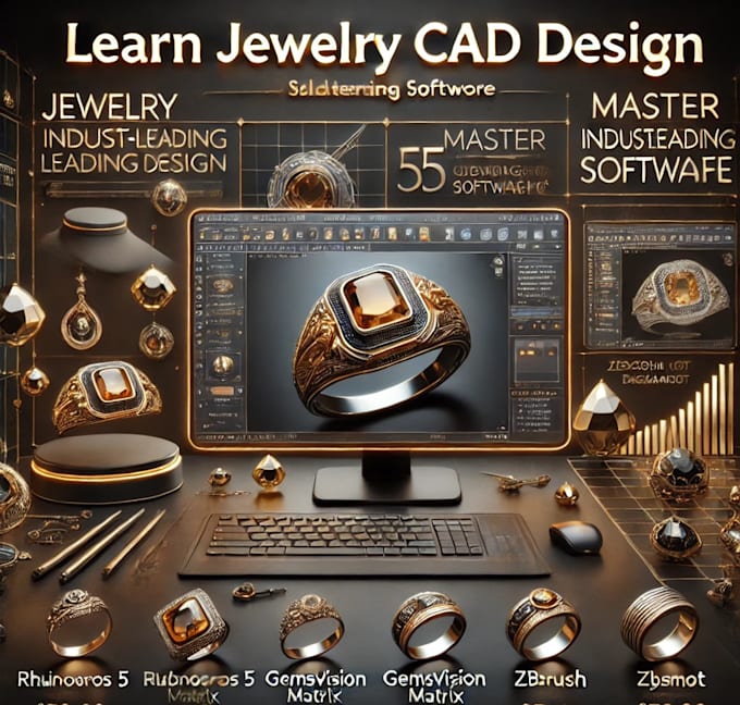 teach you jewelry cad design using matrix for beginners and professional
