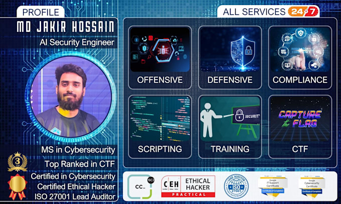 provide professional cybersecurity services, support, and practical training