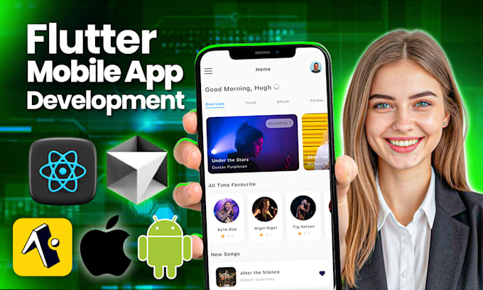 mobile app development android and ios apps using flutter app development ai app
