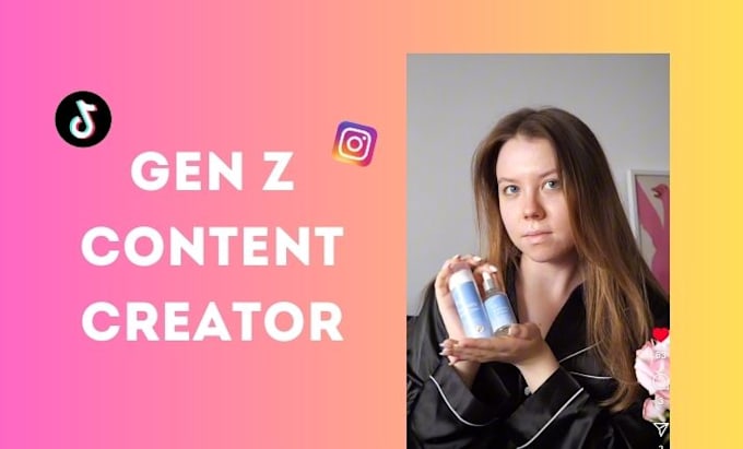be your content creator for tiktok or instagram