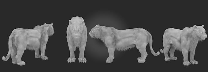 Create realistic 3d cgi animal model,3d animal rigging, 3d animal ...