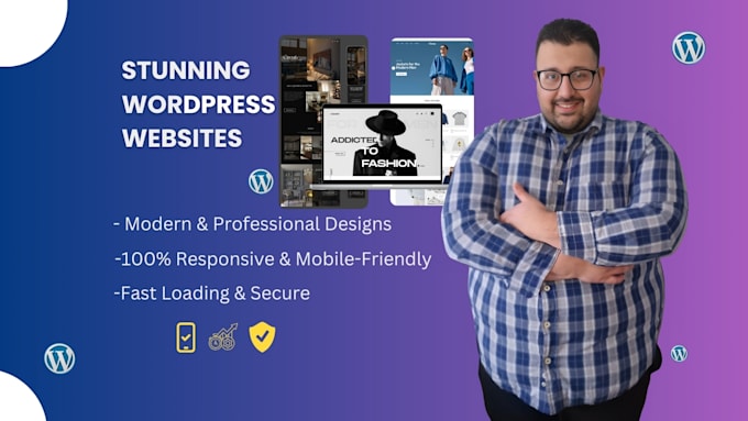 build wordpress website design revamp wordpress website development elementor