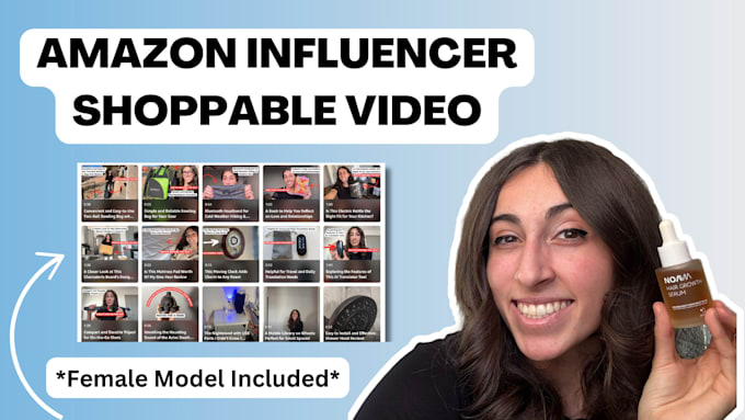 create a high converting amazon influencer video review ad