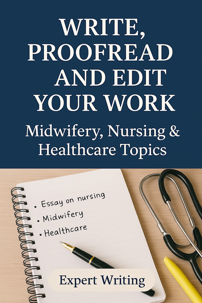 write on midwifery, nursing and healthcare topics