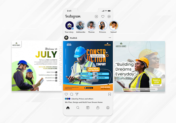 design eye catching flyers for instagram facebook and online marketing