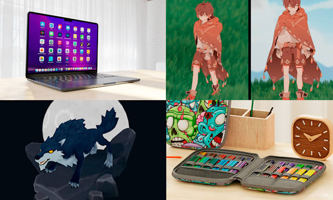 make 3d models of products, characters, printable figures and whatever you need