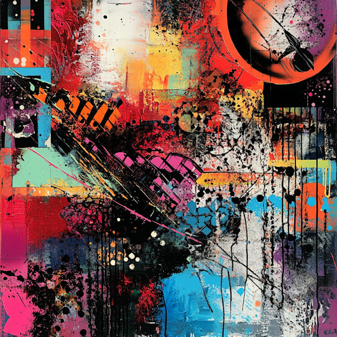 Paint digital professional abstract art by Horanderp | Fiverr