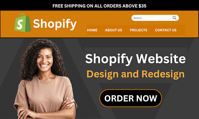 build shopify dropshipping store, shopify ecommerce website development