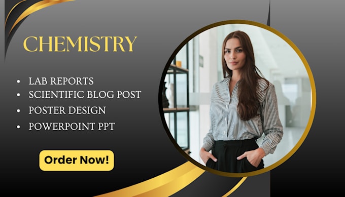 offer expert assistance with chemistry related projects