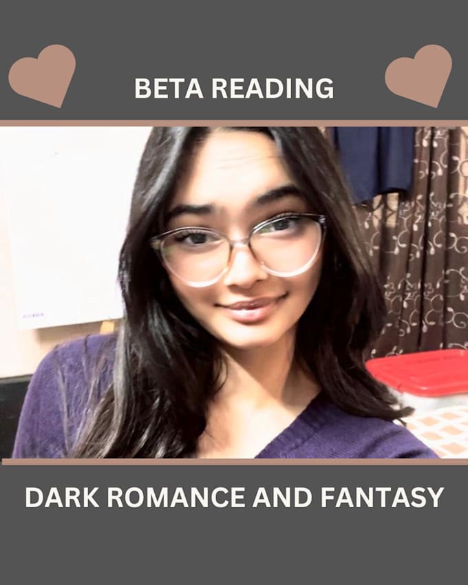 beta read your dark romance and fantasy novels