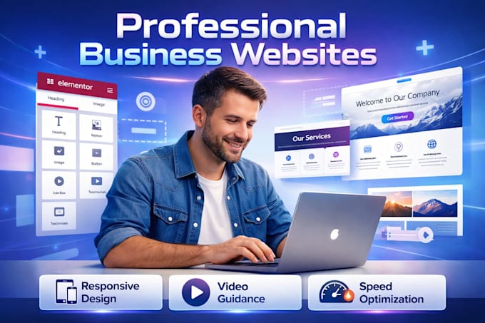 design and develop a professional business website