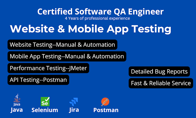 perform software testing and website bug free reviews