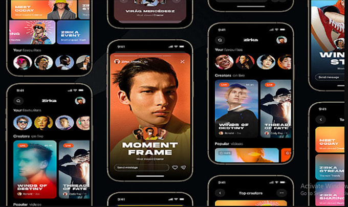 build live streaming app, video streaming, music app
