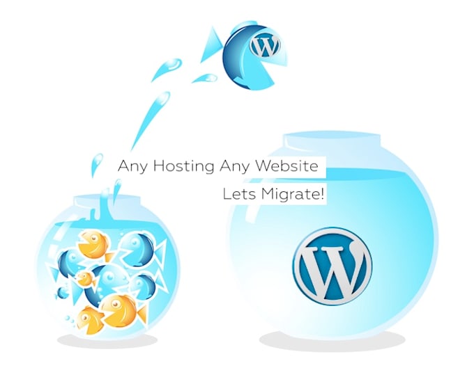 migrate any website to new host or domain