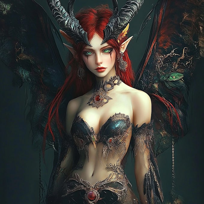 create images for characters in horror and dark fantasy